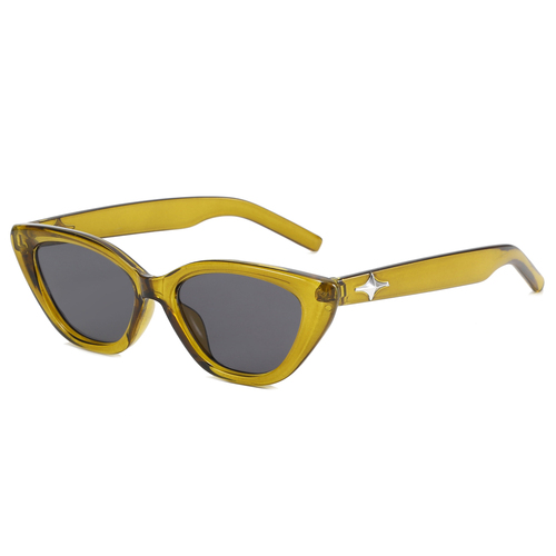 Superhot Eyewear 21706 Fashion 2023 Retro Cheap Plastic Small Triangle Cat Eye Vacation Sunglasses