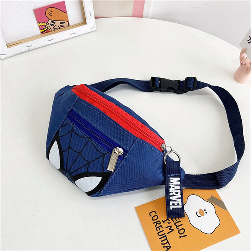 Cartoon Print Shoulder Crossbody Handbag Kids Waist Bag Cute Children Chest Bag