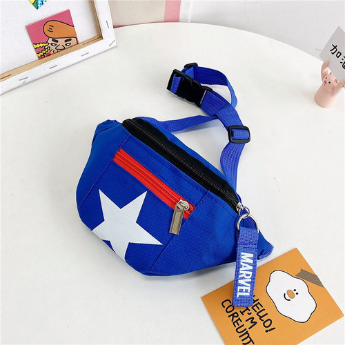 Cartoon Print Shoulder Crossbody Handbag Kids Waist Bag Cute Children Chest Bag