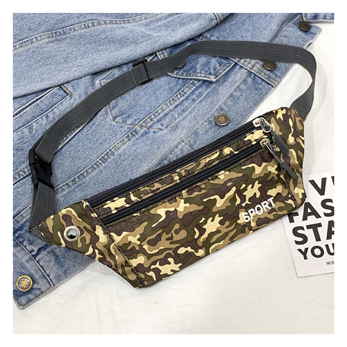  direct low MOQ in stock fanny pack   print men women passport fanny pack