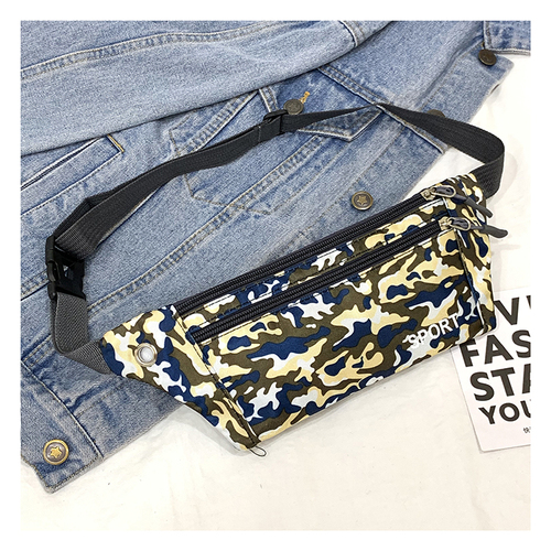  direct low MOQ in stock fanny pack   print men women passport fanny pack