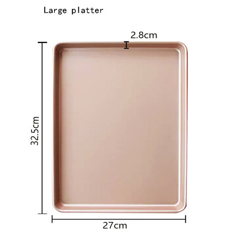  Square Rectangle Carbon Steel Baking Cake Bakieware Household Pizza Baking Pan molde pastel