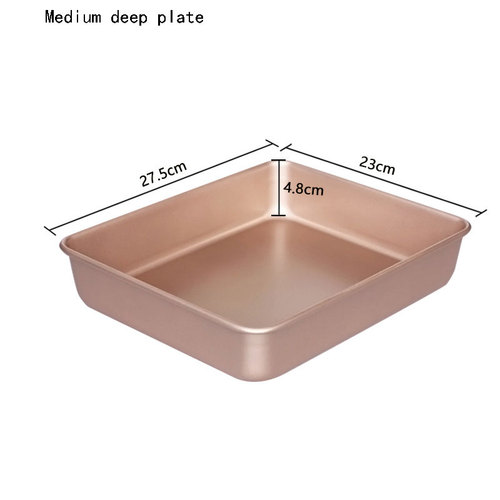  Square Rectangle Carbon Steel Baking Cake Bakieware Household Pizza Baking Pan molde pastel