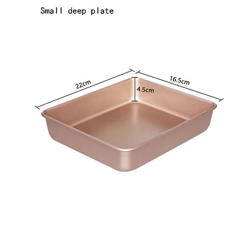  Square Rectangle Carbon Steel Baking Cake Bakieware Household Pizza Baking Pan molde pastel