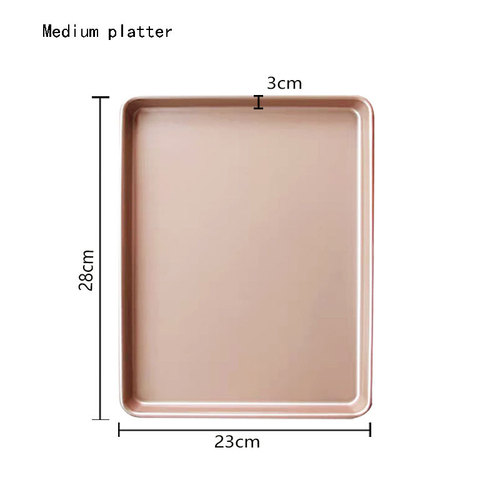  Square Rectangle Carbon Steel Baking Cake Bakieware Household Pizza Baking Pan molde pastel