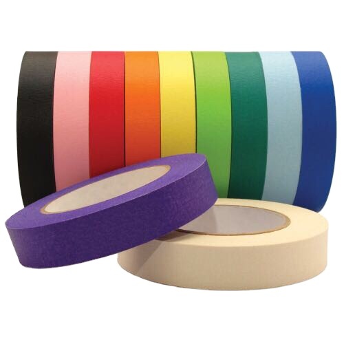  Cheap Price 3m 48mm  2inch Automotive Masking Tape Decorative Crepe Paper Masking Tape Colored Adhesive Masking 