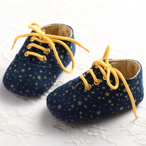 Gender Neutral Soft Sole Non Slip Casual Shoes for Babies & Toddlers 0-1 Year Lace Up Infant Footwear
