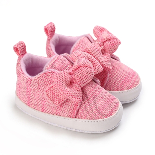 Baby Girls' Casual Cotton Shoes Soft Sole Non Slip Toddler Pre Walking Footwear