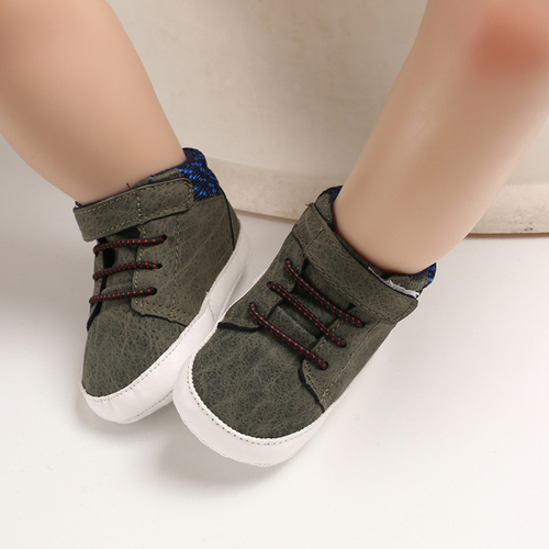 Baby Soft Sole Non Slip Casual Shoes PU Leather Toddler Footwear for Boys