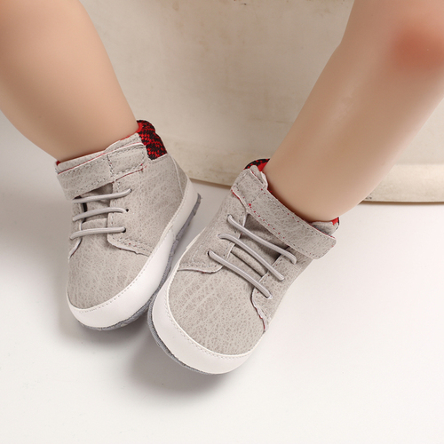 Baby Soft Sole Non Slip Casual Shoes PU Leather Toddler Footwear for Boys