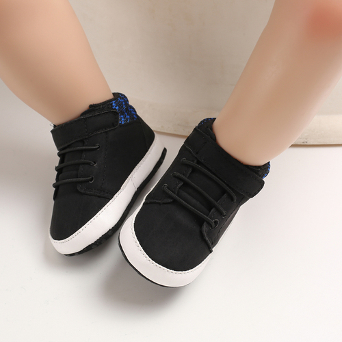 Baby Soft Sole Non Slip Casual Shoes PU Leather Toddler Footwear for Boys