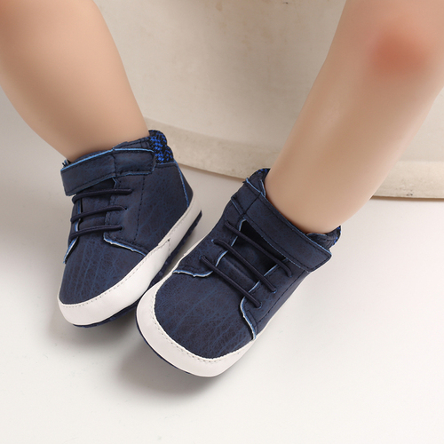 Baby Soft Sole Non Slip Casual Shoes PU Leather Toddler Footwear for Boys