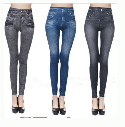 High Quality Women Pencil Long Pants Patchwork Distressed Stacked Jeans Trousers For Ladies