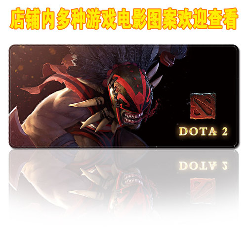 30*70cm DotA Game computer super large natural rubber original ized lock edge multi-color mouse pad