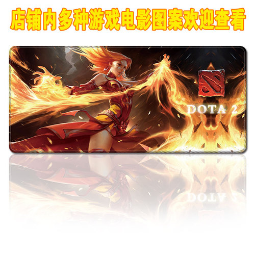 30*70cm DotA Game computer super large natural rubber original ized lock edge multi-color mouse pad