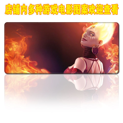 30*70cm DotA Game computer super large natural rubber original ized lock edge multi-color mouse pad