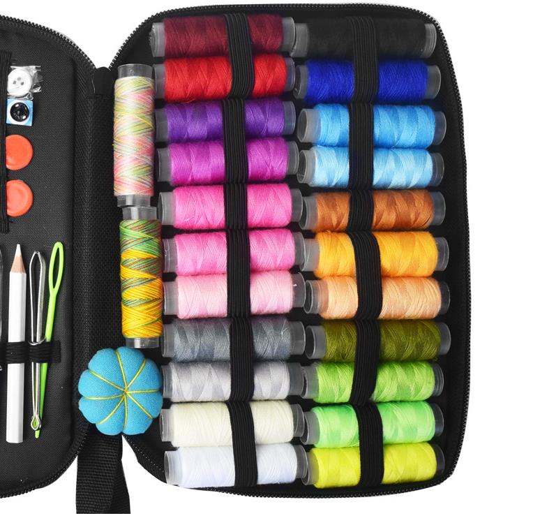 Sewing Kits DIY Multi-function Sewing Box Set for Hand Quilting Stitching Embroidery Thread Sewing Accessories