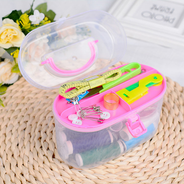 Sewing Kit Box Needle Thread Hand Sewing Tool Box Organizer Accessories Sewing Supplies
