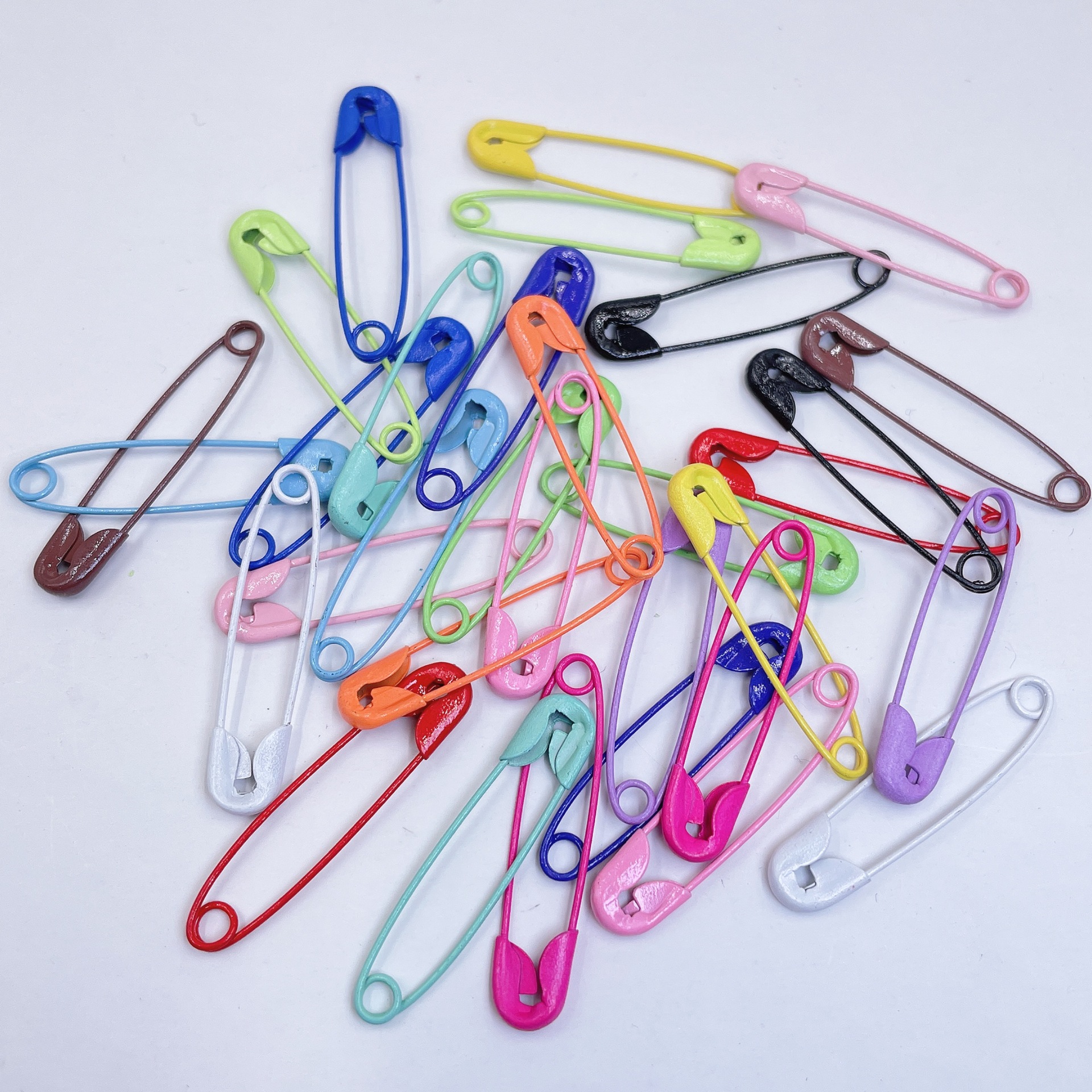 100pcs/bag Colorful Safety Pins DIY Sewing Tools Accessory  Needles Large Safety Pin Small Brooch Apparel Accessories