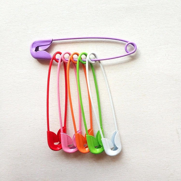 100pcs/bag Colorful Safety Pins DIY Sewing Tools Accessory  Needles Large Safety Pin Small Brooch Apparel Accessories