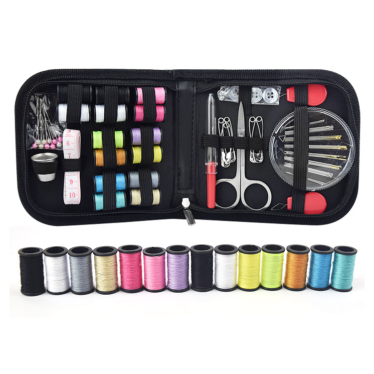 68pcs Needle and Thread Sewing Tool Set Colorful Thread Kit Hand Sewing Needle Kit Sewing Kit Set Box