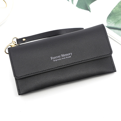 New Luxury Fashion Blocking Women's Long Wallet Ladies PVC Card Holder