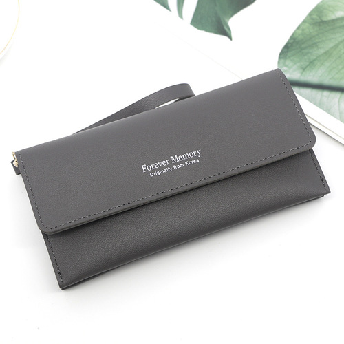 New Luxury Fashion Blocking Women's Long Wallet Ladies PVC Card Holder