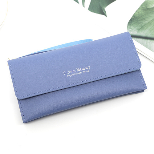 New Luxury Fashion Blocking Women's Long Wallet Ladies PVC Card Holder