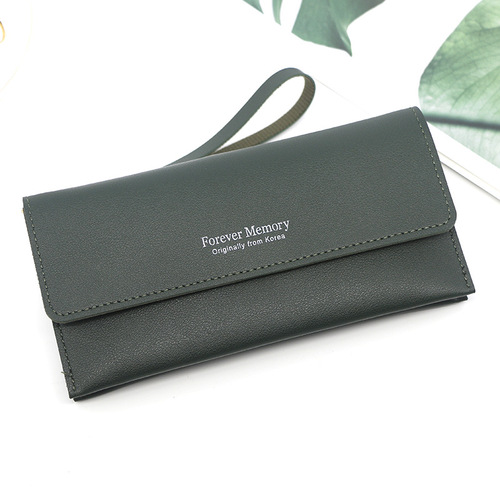 New Luxury Fashion Blocking Women's Long Wallet Ladies PVC Card Holder