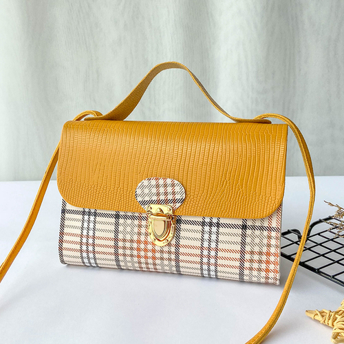 2021 cheapest pu plaid stripe women mini bag ladies small bag girl fashion shoulder cross body Mobile phone mini hand ba