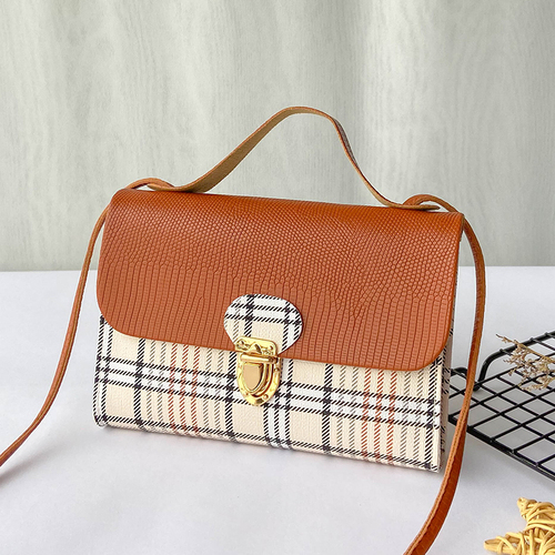 2021 cheapest pu plaid stripe women mini bag ladies small bag girl fashion shoulder cross body Mobile phone mini hand ba