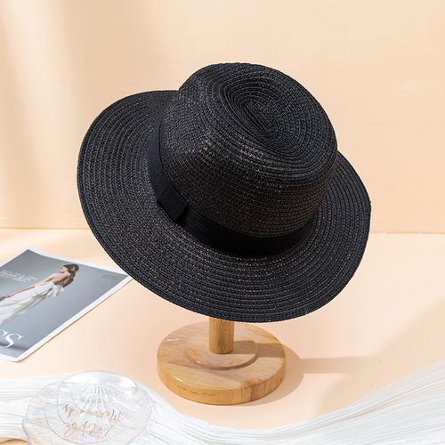 Hat Spring Summer Breathable Straw Braid Floppy Hat for Women & Men, Outdoor Sun Protection