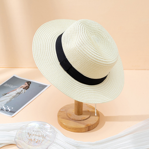 Hat Spring Summer Breathable Straw Braid Floppy Hat for Women & Men, Outdoor Sun Protection
