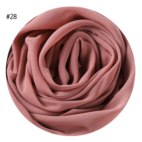  Plain Premium Hijab Muslim Borong Tudung Woman Pearl Chiffon Shawl Other Scarves Ethnic Scarf