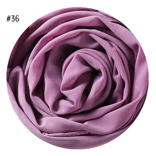  Plain Premium Hijab Muslim Borong Tudung Woman Pearl Chiffon Shawl Other Scarves Ethnic Scarf