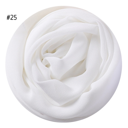  Plain Premium Hijab Muslim Borong Tudung Woman Pearl Chiffon Shawl Other Scarves Ethnic Scarf