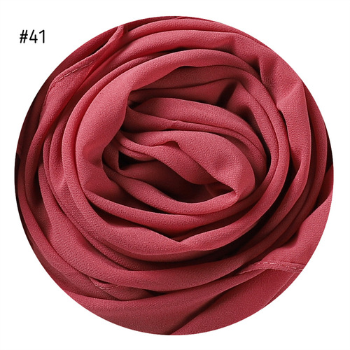  Plain Premium Hijab Muslim Borong Tudung Woman Pearl Chiffon Shawl Other Scarves Ethnic Scarf
