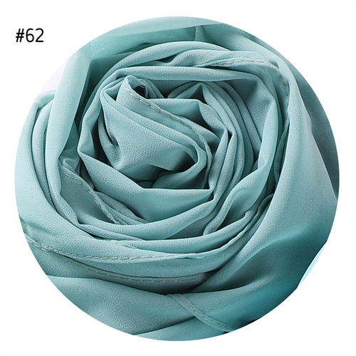  Plain Premium Hijab Muslim Borong Tudung Woman Pearl Chiffon Shawl Other Scarves Ethnic Scarf
