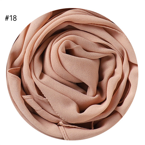  Plain Premium Hijab Muslim Borong Tudung Woman Pearl Chiffon Shawl Other Scarves Ethnic Scarf