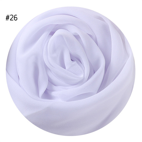  Plain Premium Hijab Muslim Borong Tudung Woman Pearl Chiffon Shawl Other Scarves Ethnic Scarf