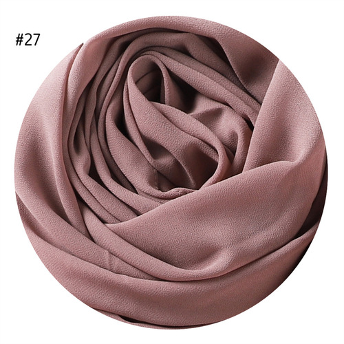  Plain Premium Hijab Muslim Borong Tudung Woman Pearl Chiffon Shawl Other Scarves Ethnic Scarf