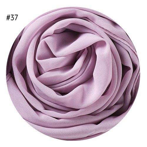  Plain Premium Hijab Muslim Borong Tudung Woman Pearl Chiffon Shawl Other Scarves Ethnic Scarf