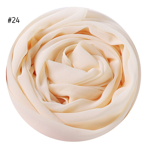  Plain Premium Hijab Muslim Borong Tudung Woman Pearl Chiffon Shawl Other Scarves Ethnic Scarf