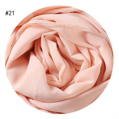  Plain Premium Hijab Muslim Borong Tudung Woman Pearl Chiffon Shawl Other Scarves Ethnic Scarf