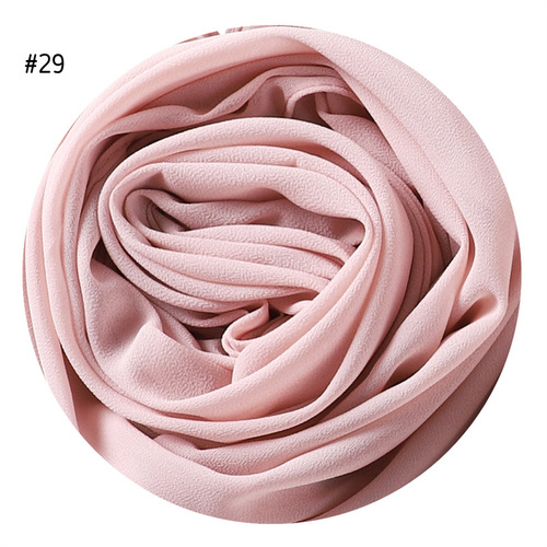  Plain Premium Hijab Muslim Borong Tudung Woman Pearl Chiffon Shawl Other Scarves Ethnic Scarf