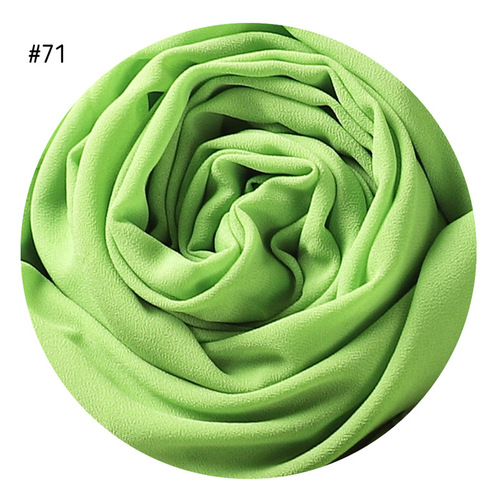  Plain Premium Hijab Muslim Borong Tudung Woman Pearl Chiffon Shawl Other Scarves Ethnic Scarf
