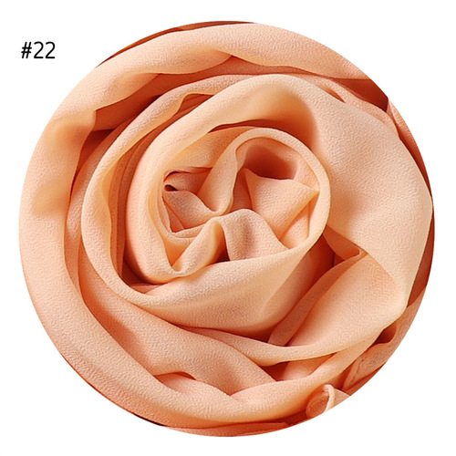  Plain Premium Hijab Muslim Borong Tudung Woman Pearl Chiffon Shawl Other Scarves Ethnic Scarf