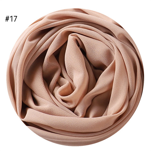  Plain Premium Hijab Muslim Borong Tudung Woman Pearl Chiffon Shawl Other Scarves Ethnic Scarf