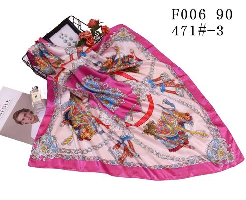  Outlet Casual Satin Silk Women 2021 Scarves with Luxury Design