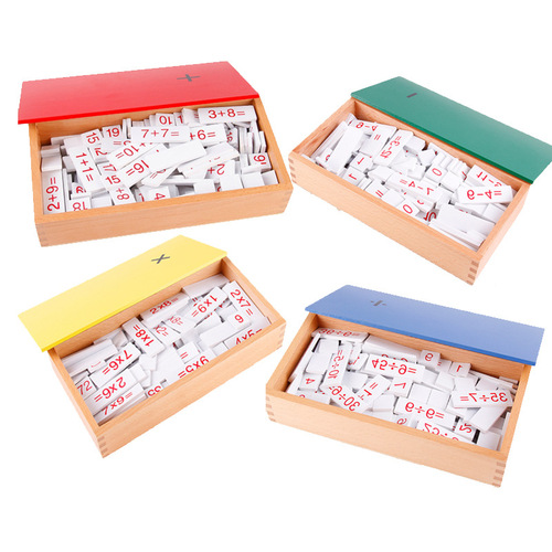 Montessori Teaching aids Addition Subtraction Multiplication Division Mental Arithmetic Box Math Toys